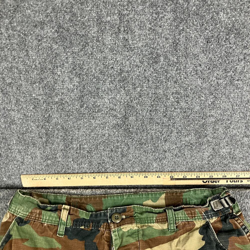 Military Pants Mens Size M Camo Cargo Ripstop BDU Tactical Drawstring Vintage - Picture 7 of 14